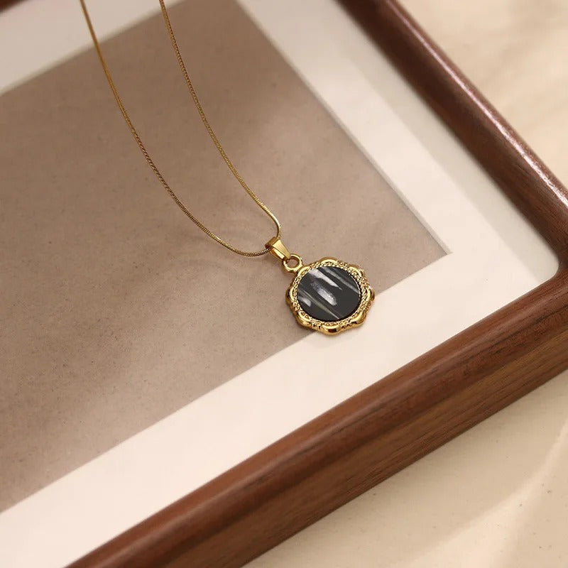 Trendy Irregular Geometry Pendant Necklace – 18K Gold Plated Stainless Steel Women’s Fashion Jewelry 2025