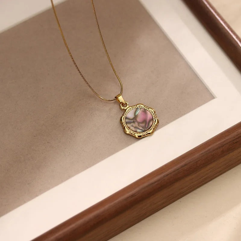 Trendy Irregular Geometry Pendant Necklace – 18K Gold Plated Stainless Steel Women’s Fashion Jewelry 2025