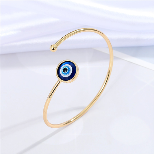 Boho Evil Eye Handmade Bracelet Bangle Turkish Lucky Blue Eye Trendy Bracelets Couples adjustable Wrist Jewelry Gift