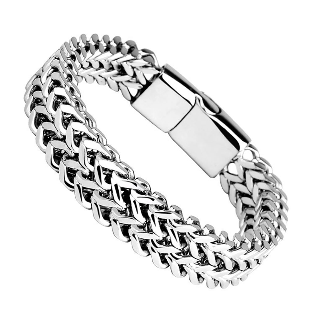 Hip Hop Stainless Steel Bracelet Punk Men’s Bully Style