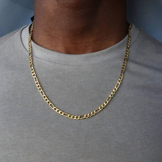 Fashion Classic Figaro Chain Necklace Men Stainless Steel Long Necklace For Men Women Chain Jewelry