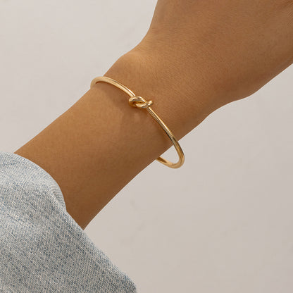 Stainless Steel Bracelets Vintage Men's Fashion Woven Twist Texture Bangles For Women Jewelry Statement Streetwear Goth Gifts