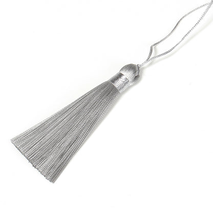 10PCS 8cm Silk Tassels Polyester Satin DIY Jewelry & Craft Supplies