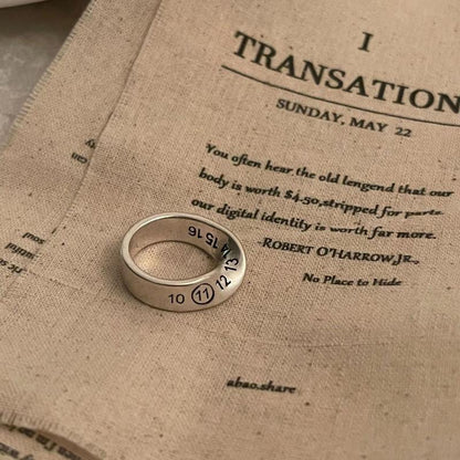 Mobius Irregular Twist Number Ring Girls Infinite Loop Ring Women Fashion Charm Jewelry Anniversary Gift