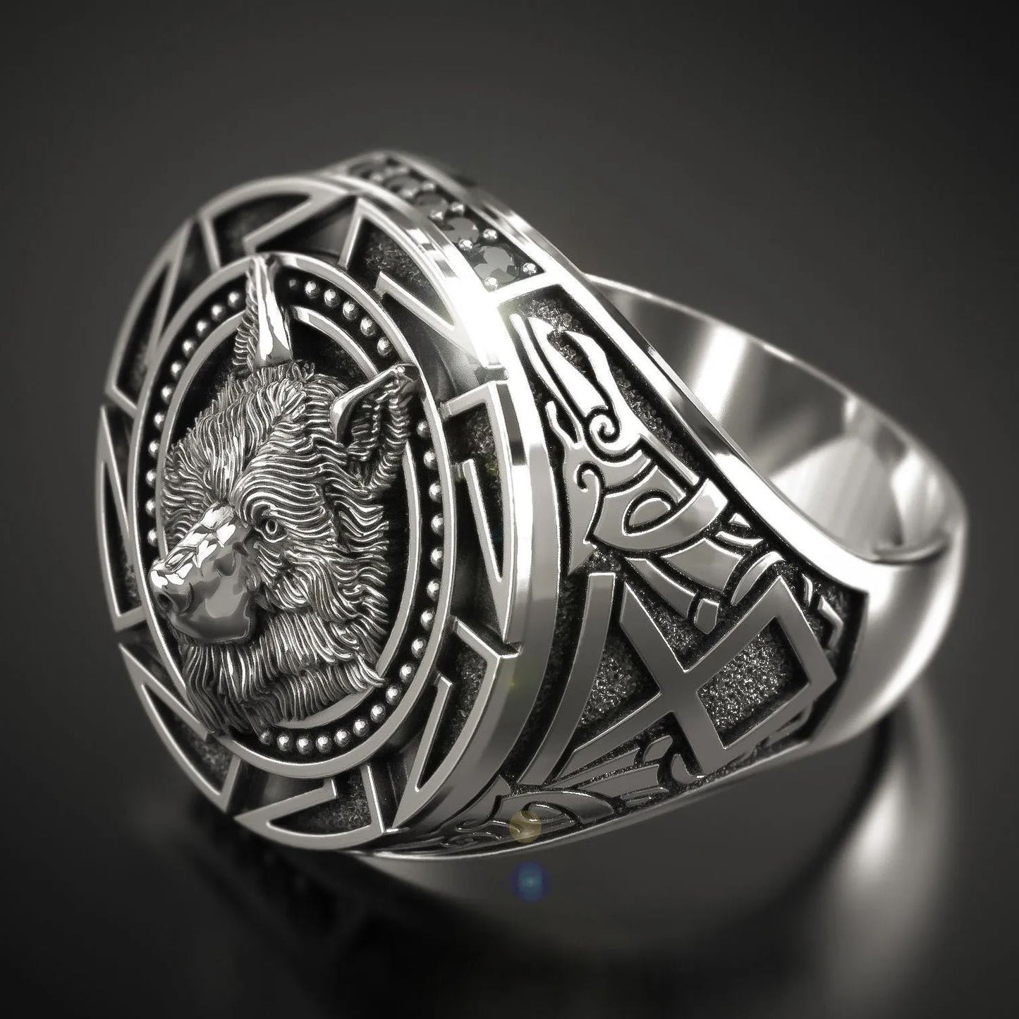 Customized Signet Ring Engraved Name or Logo Stainless Steel