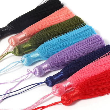 10PCS 8cm Silk Tassels Polyester Satin DIY Jewelry & Craft Supplies