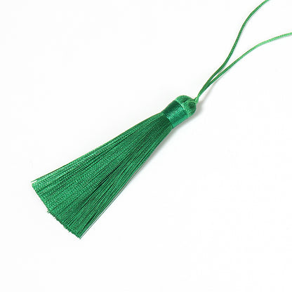 10PCS 8cm Silk Tassels Polyester Satin DIY Jewelry & Craft Supplies