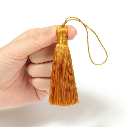 10PCS 8cm Silk Tassels Polyester Satin DIY Jewelry & Craft Supplies