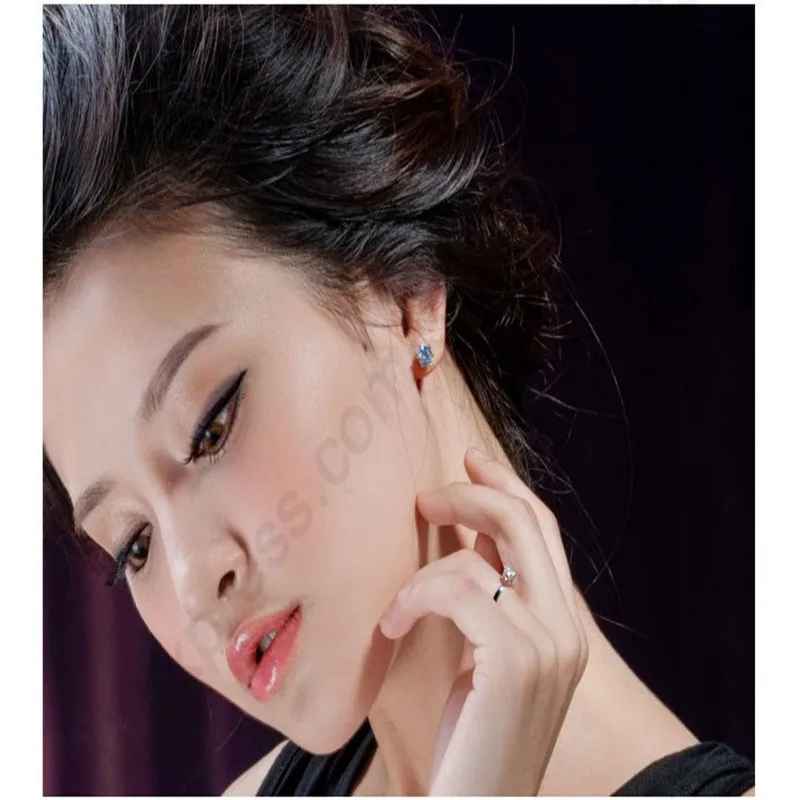 925 Sterling Silver Ring Crystal Cubic Zircon Wedding Jewelry