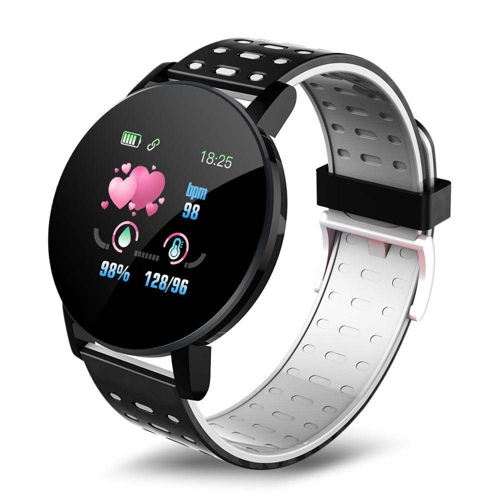 119S Bluetooth Smartwatch for Men and Women Fitness Tracker Android iOS