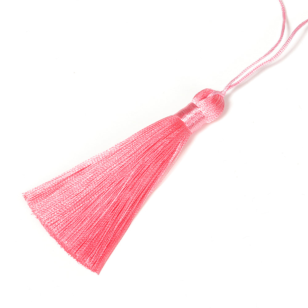 10PCS 8cm Silk Tassels Polyester Satin DIY Jewelry & Craft Supplies