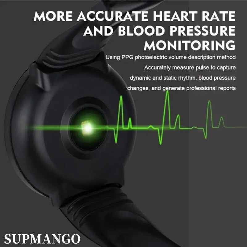 Real Pedometer Smartwatch Fitness Tracker Blood Pressure Sport Bracelet