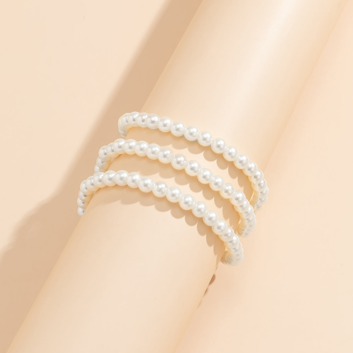 Ingemark Multilayer Tassel Pearl Anklet for Women Foot Party Jewelry