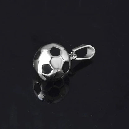 Men's Sports Football Stainless Steel Chain Necklace Gift for Boys