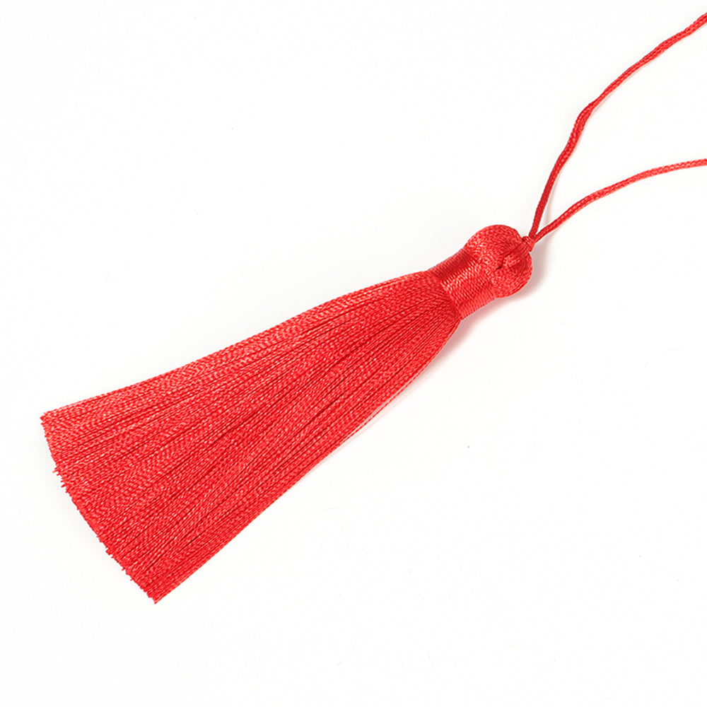 10PCS 8cm Silk Tassels Polyester Satin DIY Jewelry & Craft Supplies