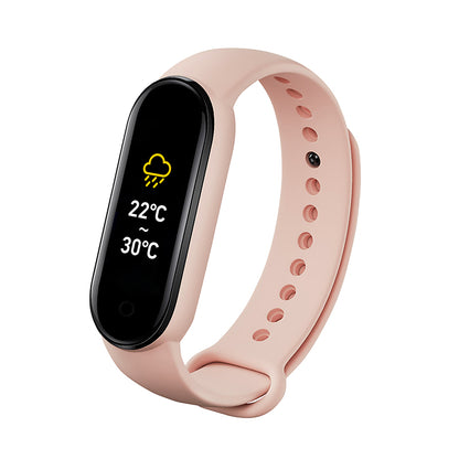 M6 Smart Watch Fitness Tracker, Heart & BP Monitor, Waterproof