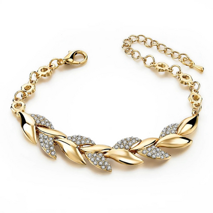 925 Sterling Silver Crystal Statement Bracelet for Women Girls Gift
