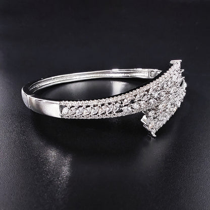 Luxury Carved Bracelet Bangle Women’s Anniversary & Valentine’s Gift