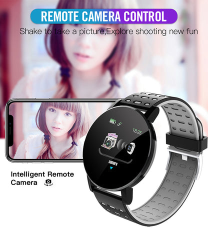 119S Bluetooth Smartwatch for Men and Women Fitness Tracker Android iOS
