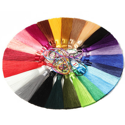 10PCS 8cm Silk Tassels Polyester Satin DIY Jewelry & Craft Supplies