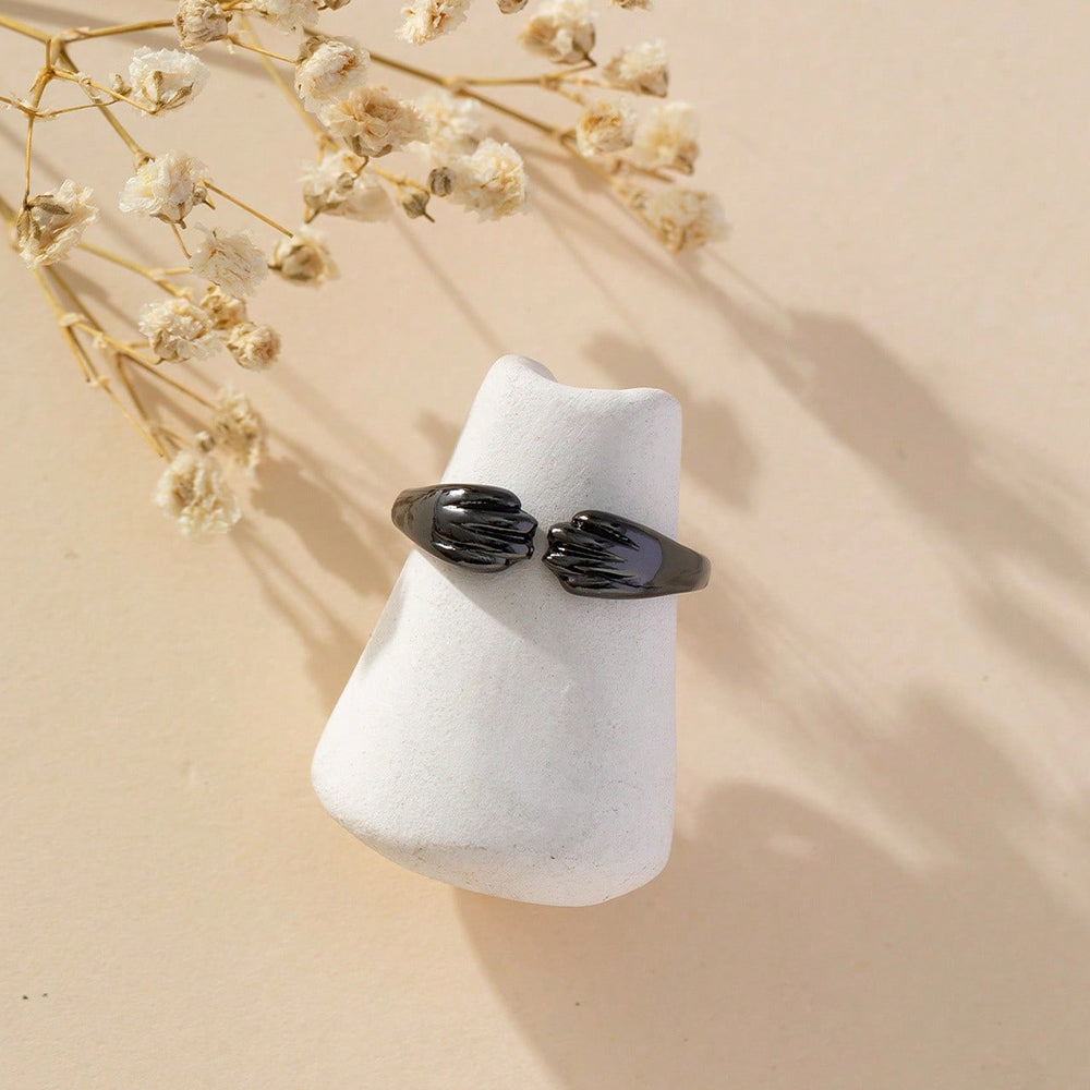 A Fashionable and Creative New Style Cat and Puppy Paw Print Open Ring
