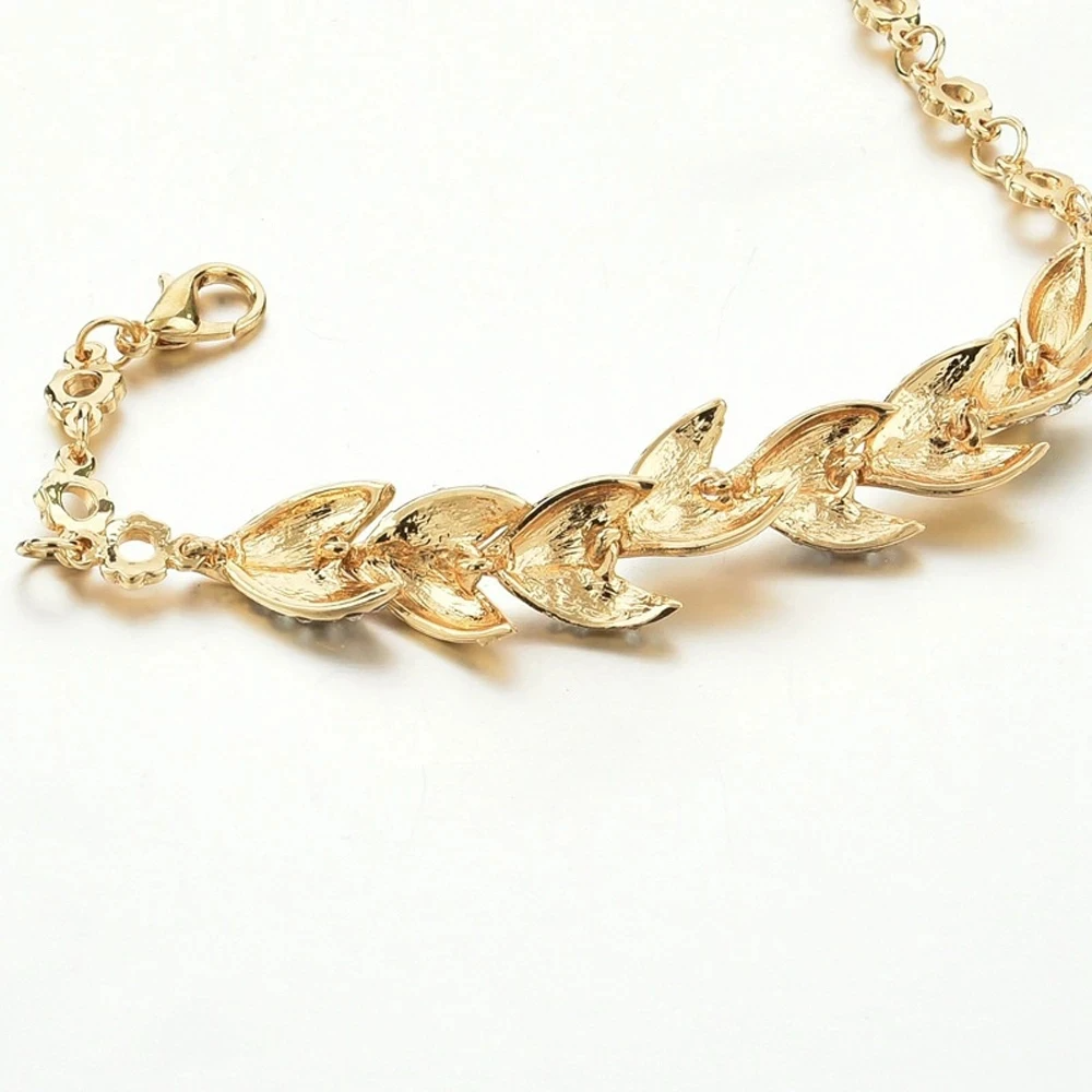 925 Sterling Silver Crystal Statement Bracelet for Women Girls Gift