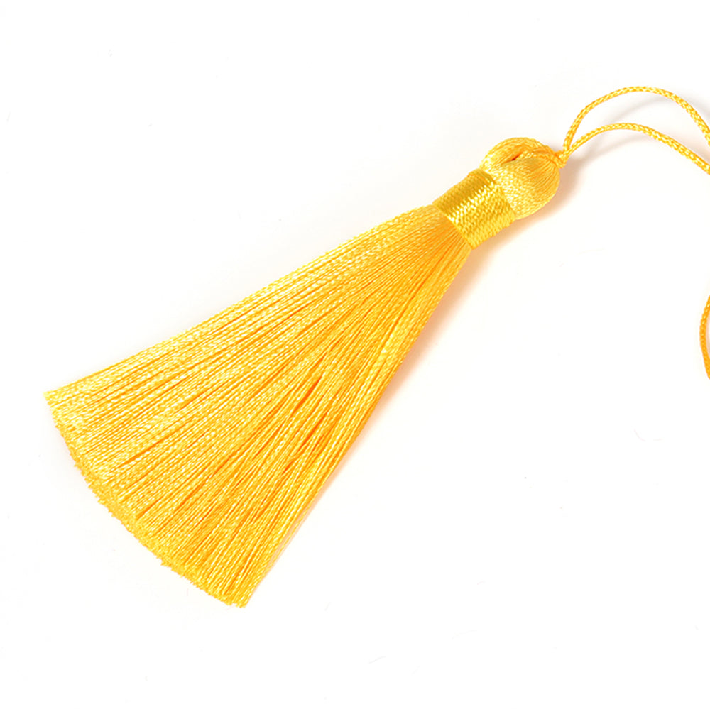 10PCS 8cm Silk Tassels Polyester Satin DIY Jewelry & Craft Supplies