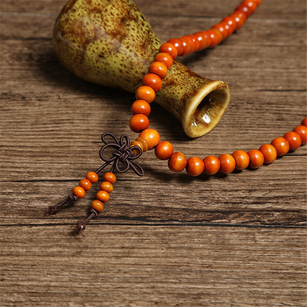 Green 6mm Sandalwood Bracelet Buddha Prayer Beads Unisex