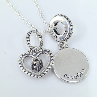 Pandora February Birthstone Necklace – Wish Upon A Star Clavicle Necklace