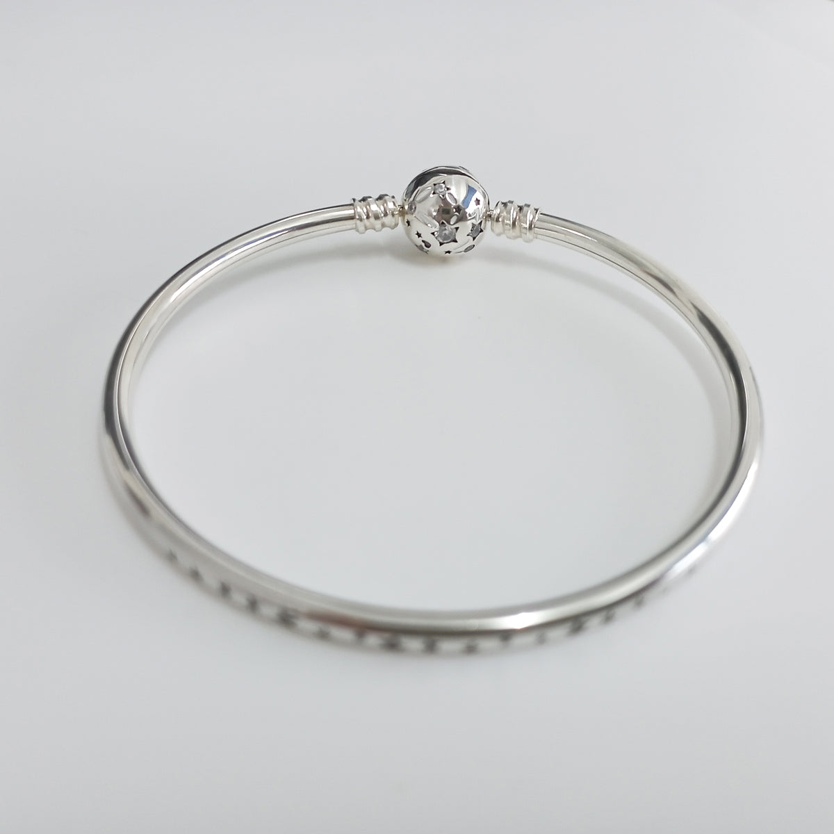 Authentic Pandora Stars & Galaxy Bangle Bracelet – 925 Sterling Silver (590009C01)