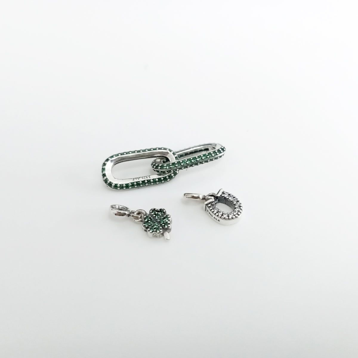 Authentic Pandora ME Lucky Styling Accents Trio – Mini Dangles S925 ALE