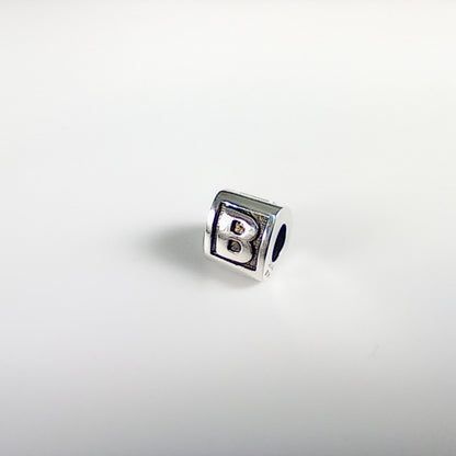Authentic Pandora Sterling Silver Alphabet Charm - Letters B, T, Y