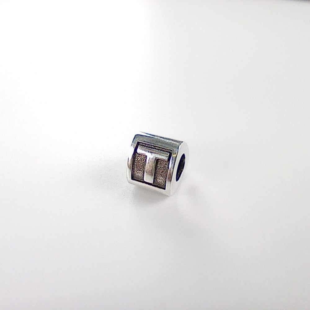 Authentic Pandora Sterling Silver Alphabet Charm - Letters B, T, Y