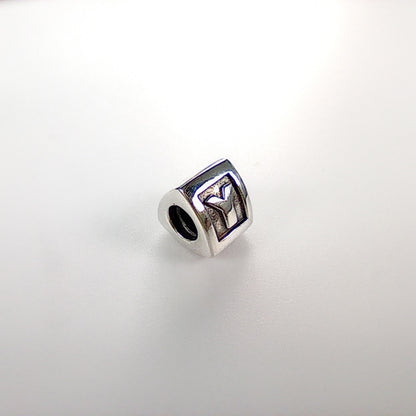 Authentic Pandora Sterling Silver Alphabet Charm - Letters B, T, Y