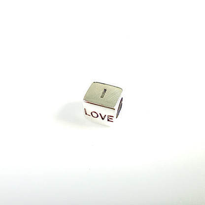 Genuine Pandora I Love You Silver & Gold Charm