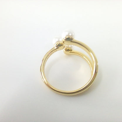 Authentic Pandora Open Ring with Treated Freshwater Cultured Pearl