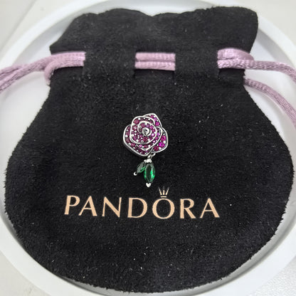 Pandora Sparkling Rose in Bloom Charm | Genuine S925 ALE