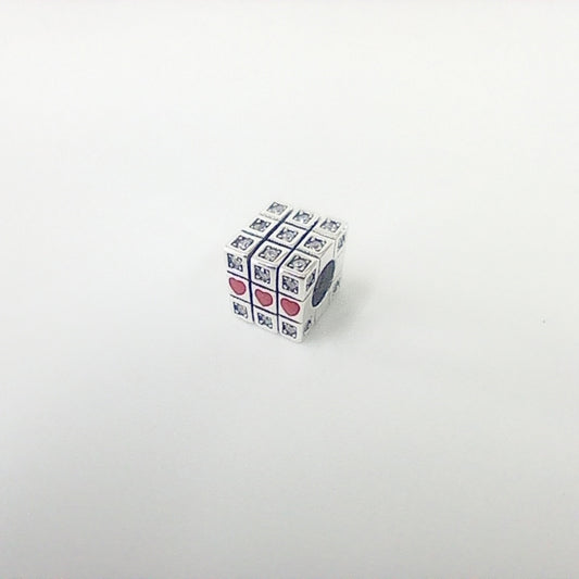 Authentic Pandora Sterling Silver Moveable Toy Cube Charm
