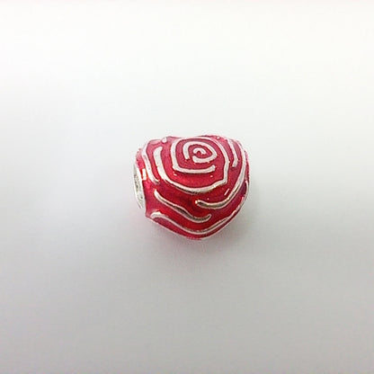 Authentic Pandora Sterling Silver Rose Heart Charm