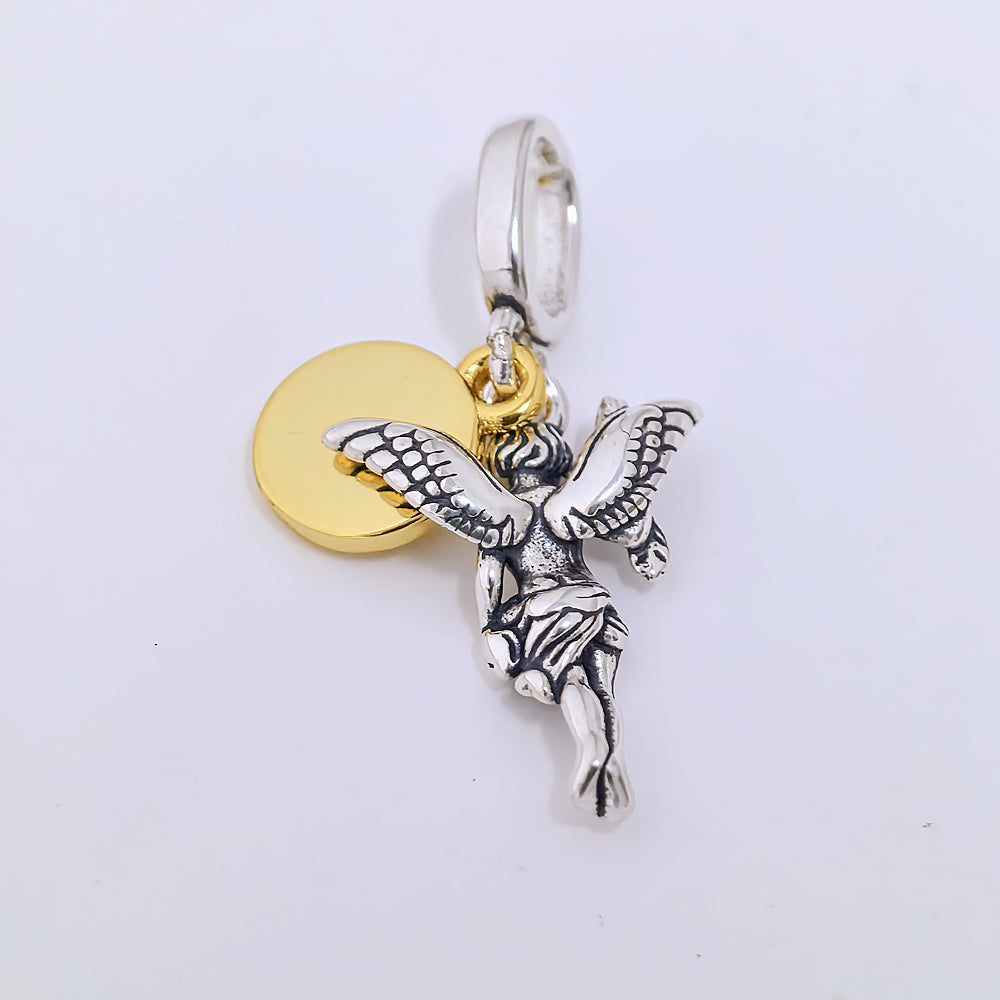 Pandora Sterling Silver Cupid Dangle Charm | S925 ALE | Love & Romance