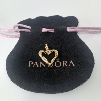 Authentic Pandora ME Wire Heart Medallion Charm