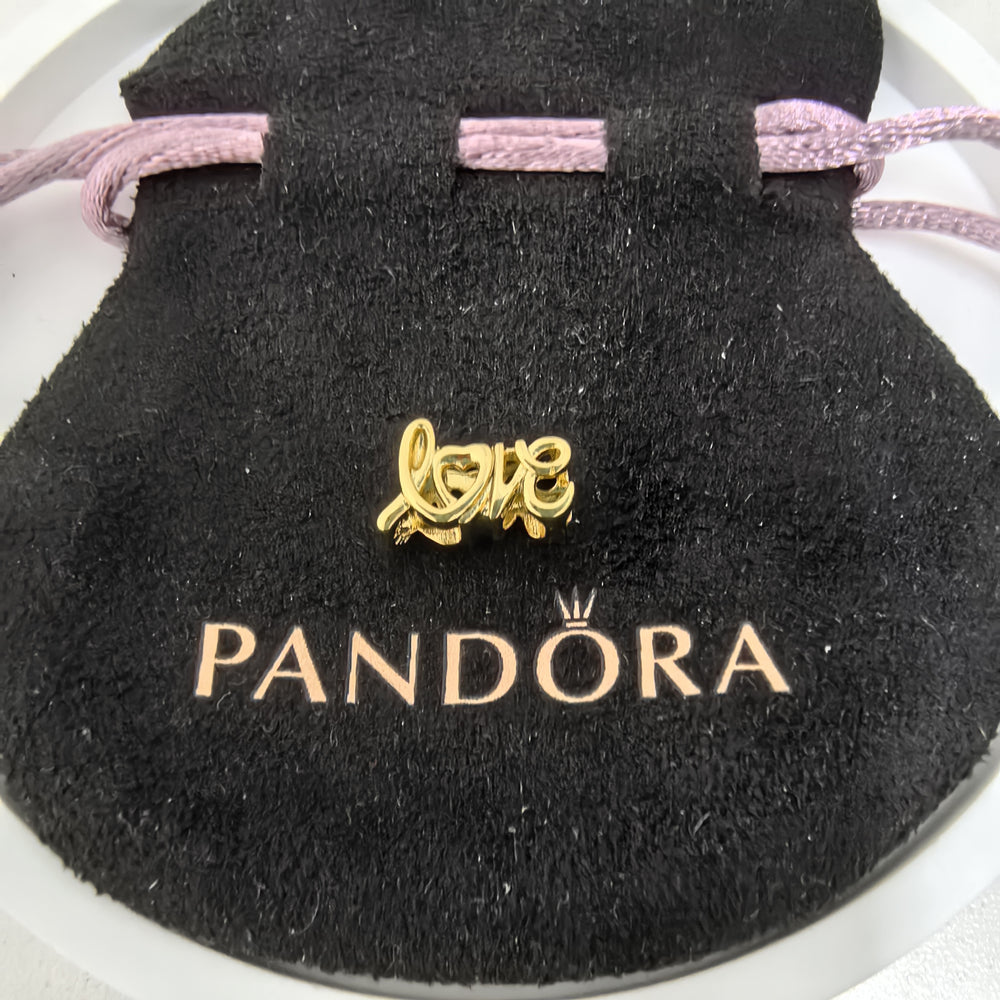 Pandora Handwritten Love Charm | Genuine S925 ALE