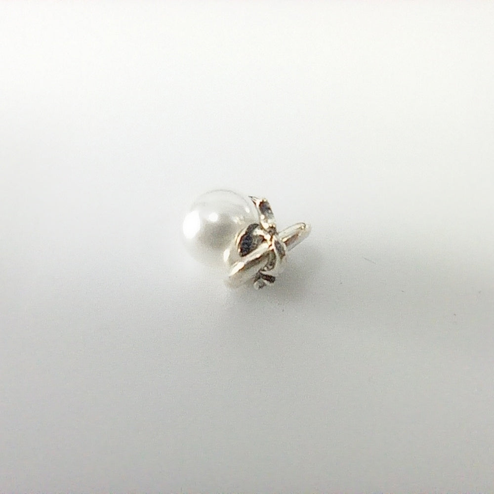 Authentic Pandora ME Mini Dangle Charm – Pearl & Arrows (Sterling Silver)