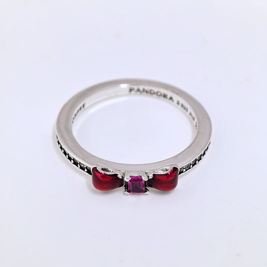 925 Silver Flower, Bow & Crown Ring Women’s Wedding Jewelry