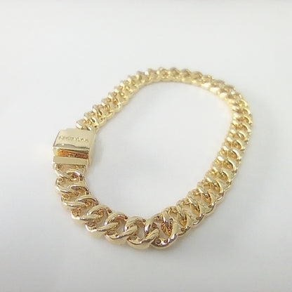 Authentic Pandora Timeless Pavé Cuban Chain Bracelet – 925 ALE Gold-Plated