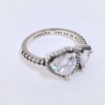 Pandora Halo Hearts Ring | Sterling Silver S925 ALE