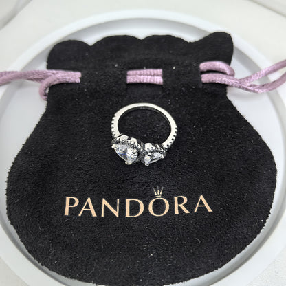 Pandora Halo Hearts Ring | Sterling Silver S925 ALE