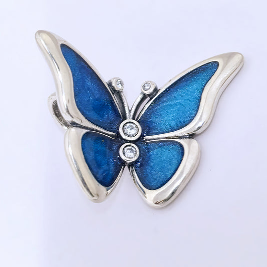 Pandora Silver Blue Oversized Butterfly Charm | S925 ALE