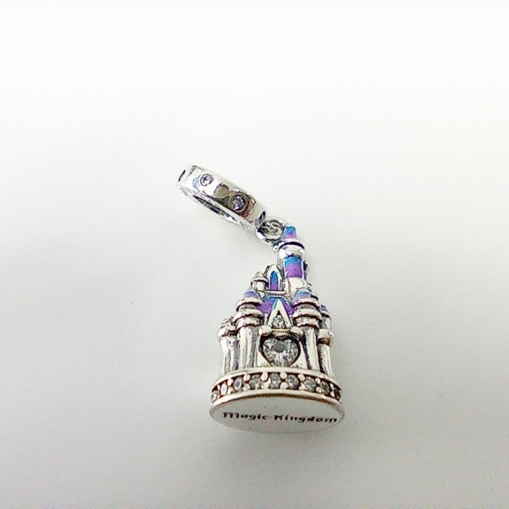 New 925 Sterling Silver Cartoon Character Beaded Charm with Chain for DIY Bracelets