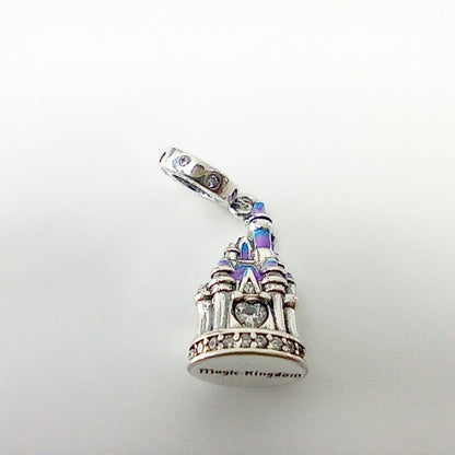 New 925 Sterling Silver Cartoon Character Beaded Charm with Chain for DIY Bracelets